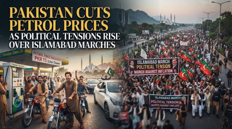 Pakistan Petrol Prices Cut as Islamabad Marches Loom Pakistan cuts petrol prices amidst rising political tensions and Islamabad protest marches.